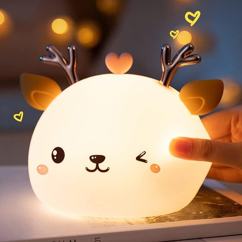 Nestifyx™ LumiDeer Lamp – Soothing Sleep Light