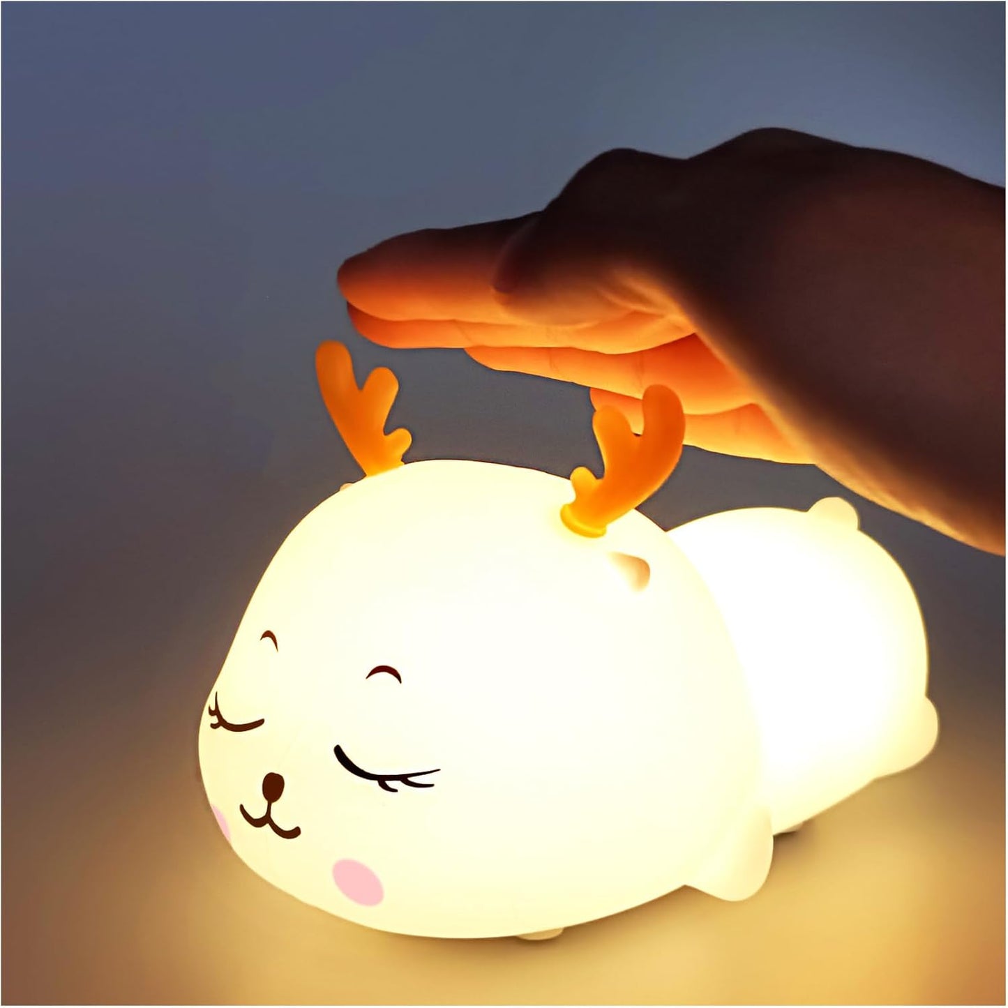 Nestifyx™ LumiDeer Lamp – Soothing Sleep Light