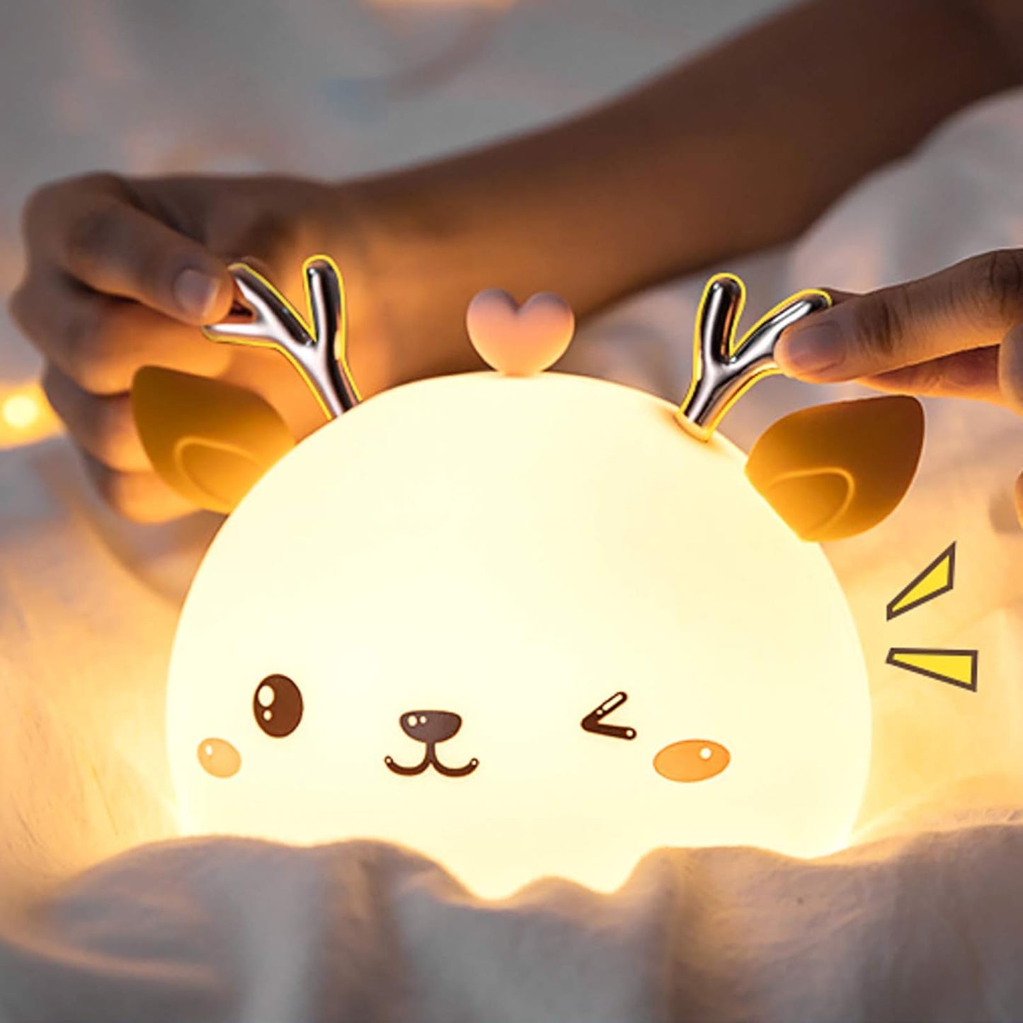 Nestifyx™ LumiDeer Lamp – Soothing Sleep Light