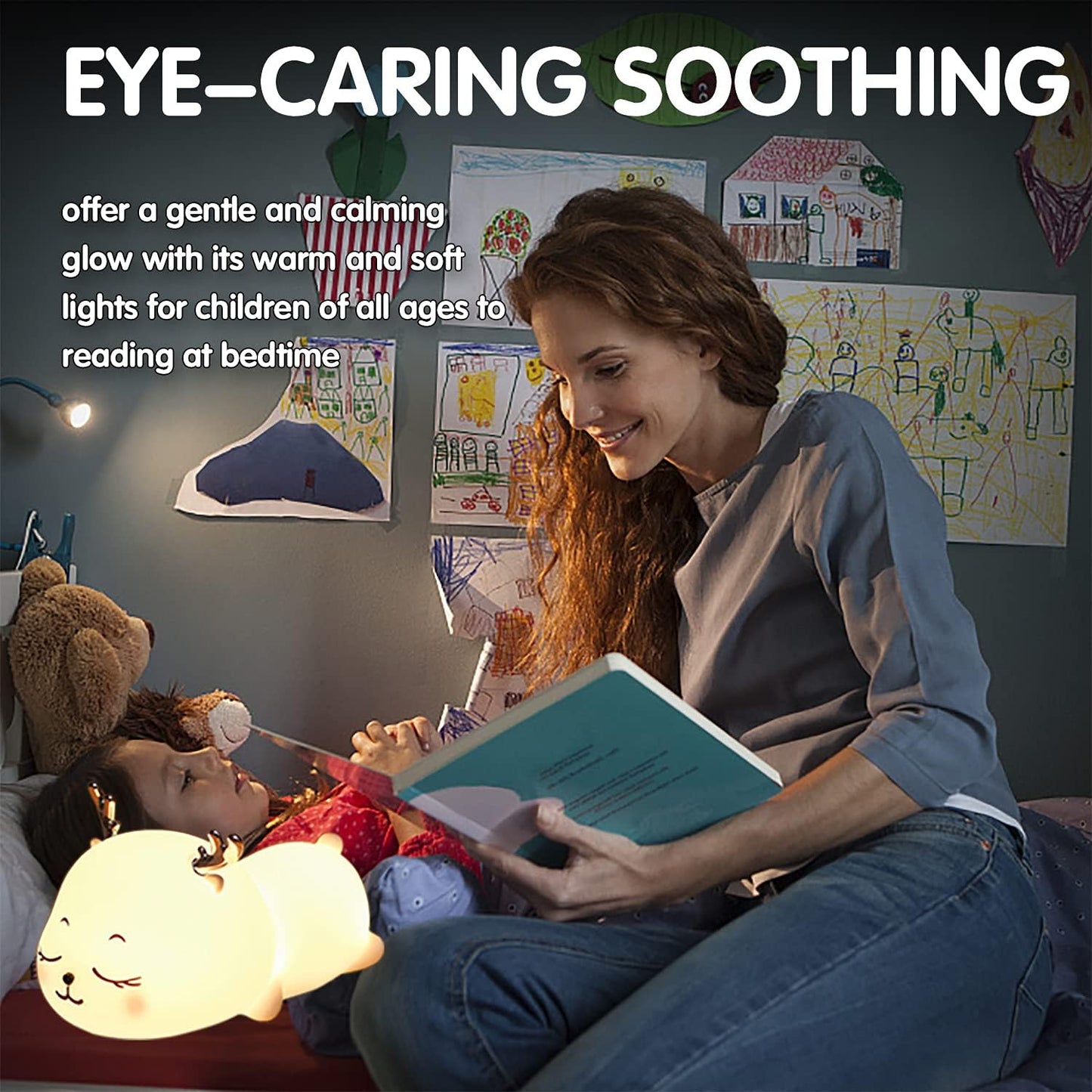 Nestifyx™ LumiDeer Lamp – Soothing Sleep Light