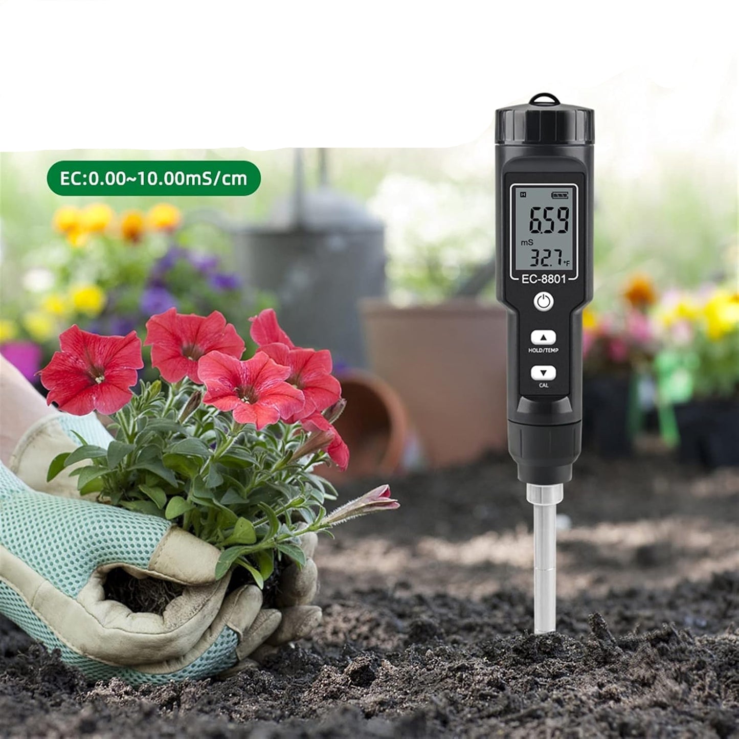 Nestifyx™ TerraCheck Meter – Soil Tester for Gardening