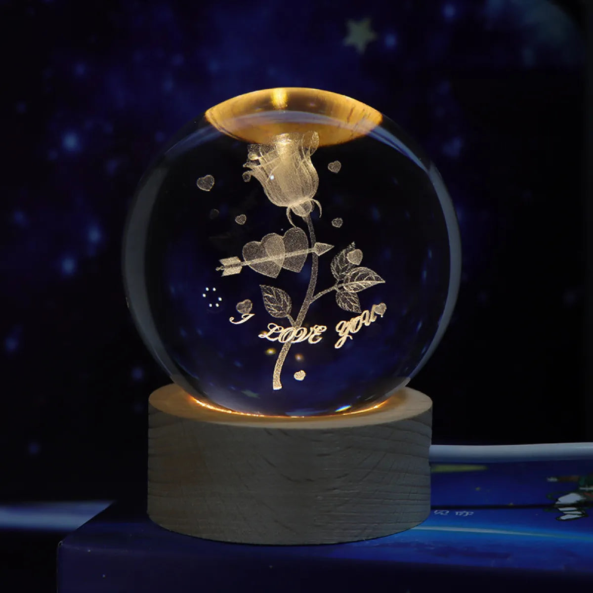 Nestifyx™ Luminous Starry Sky Crystal Ball Night Lamp