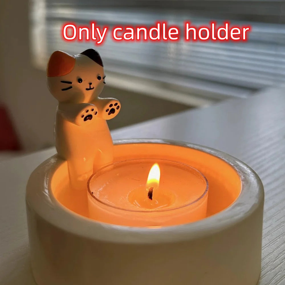 Nestifyx™ PurrGlow Holder – Cute Cat Candle Holder
