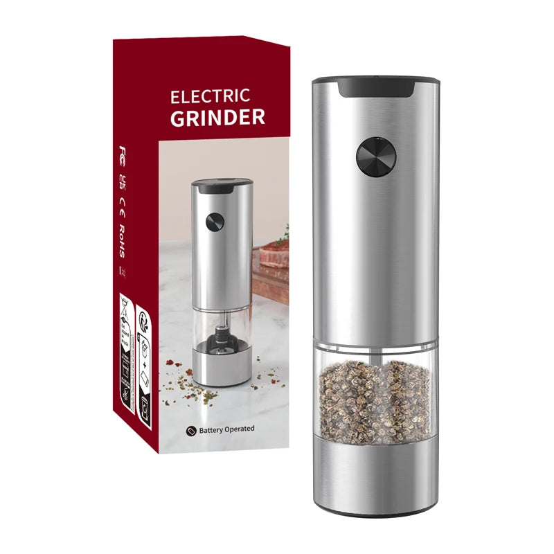 Nestifyx™ Electric Salt & Pepper Grinder – Adjustable Coarseness, Battery Powered