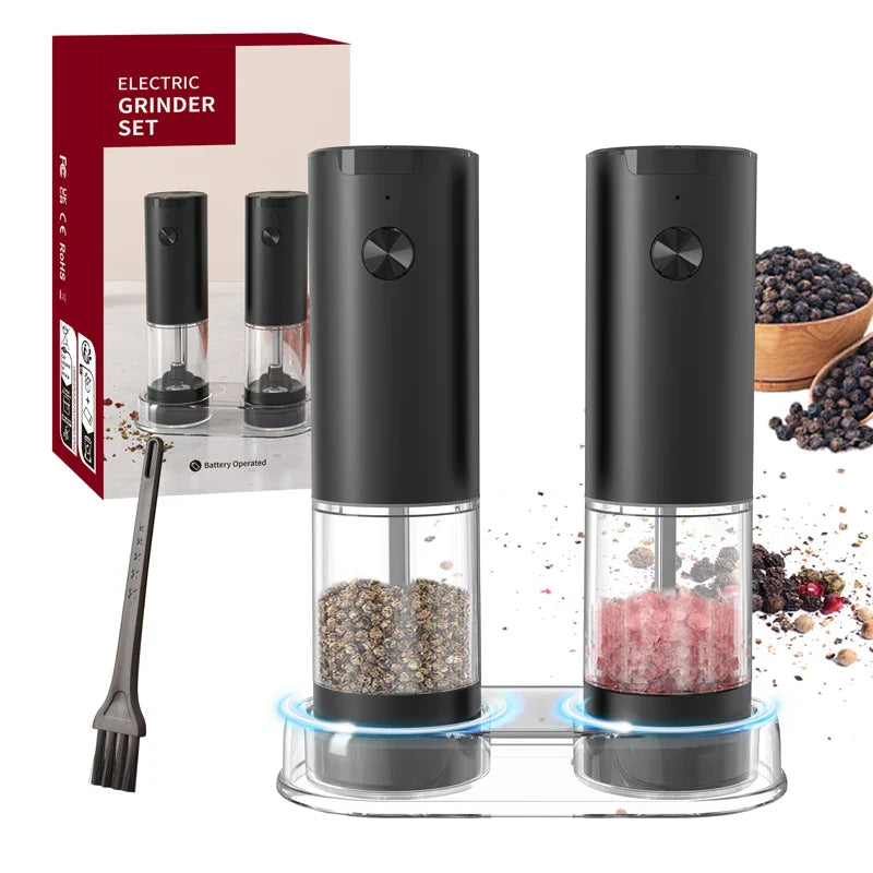 Nestifyx™ Electric Salt & Pepper Grinder – Adjustable Coarseness, Battery Powered