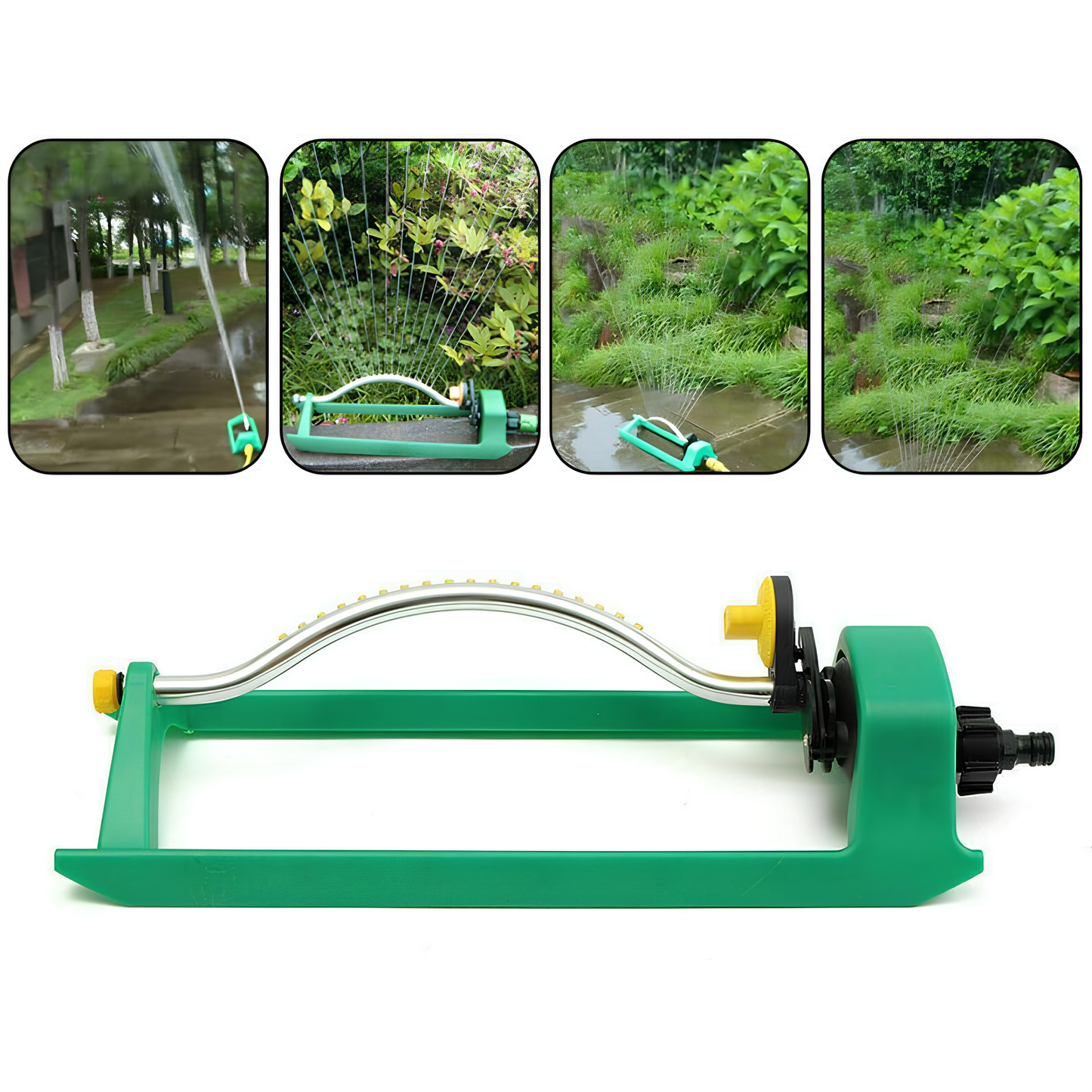 Nestifyx™ MistWave – Automatic Oscillating Sprinkler for Irrigation and Cooling