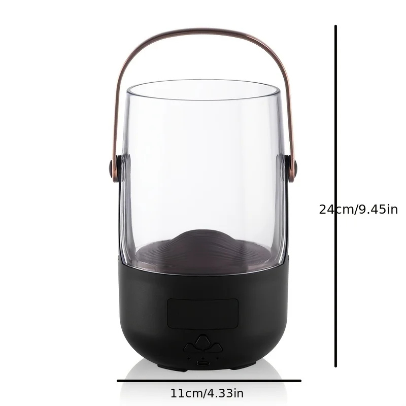 Nestifyx™ GlowMist Diffuser – Essential Oil Flame Diffuser