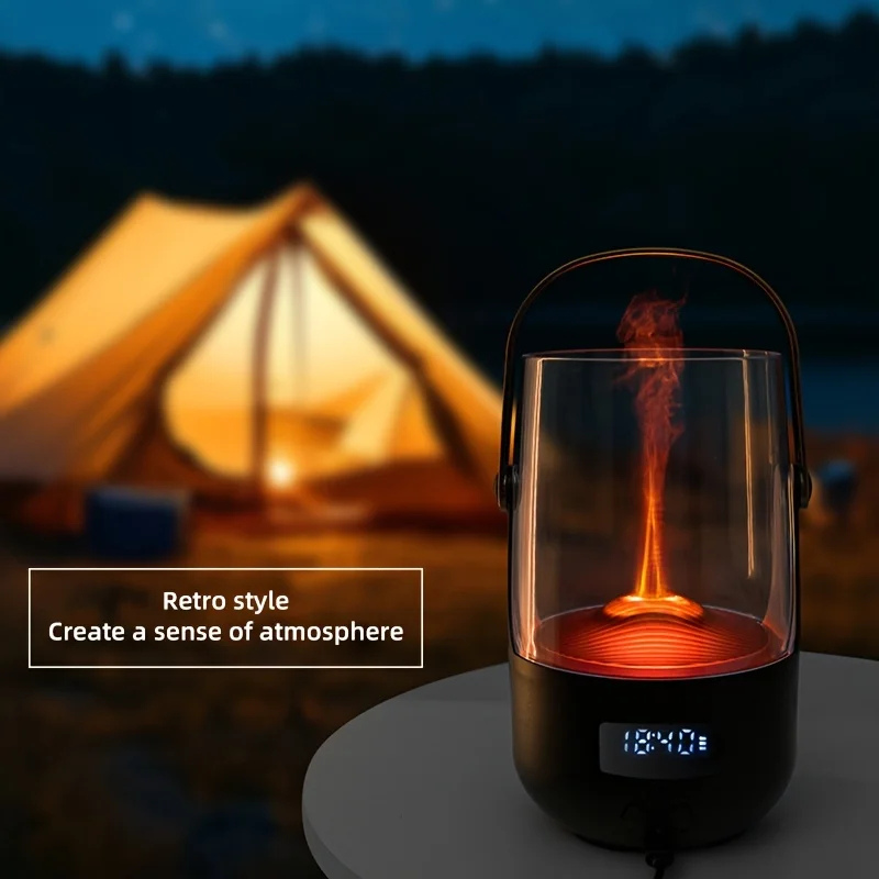 Nestifyx™ GlowMist Diffuser – Essential Oil Flame Diffuser