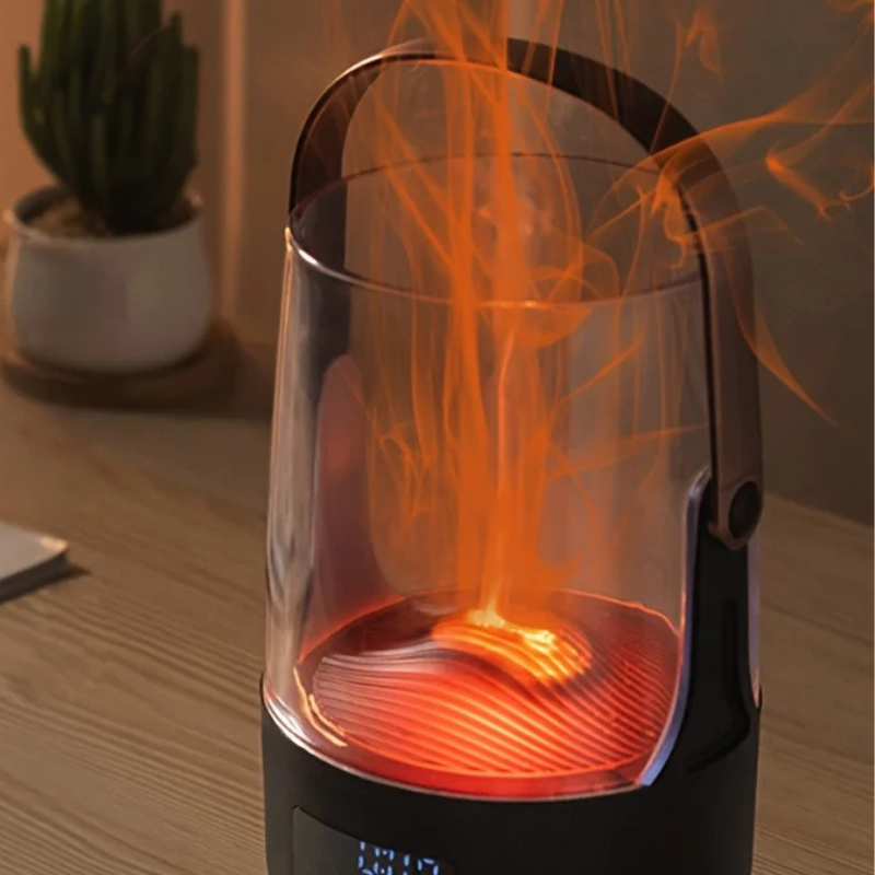 Nestifyx™ GlowMist Diffuser – Essential Oil Flame Diffuser