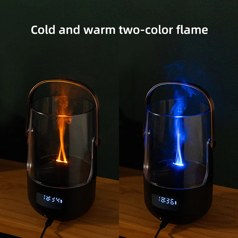 Nestifyx™ GlowMist Diffuser – Essential Oil Flame Diffuser