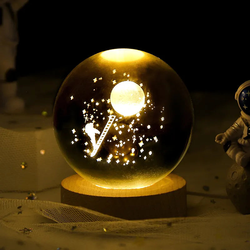 Nestifyx™ Luminous Starry Sky Crystal Ball Night Lamp