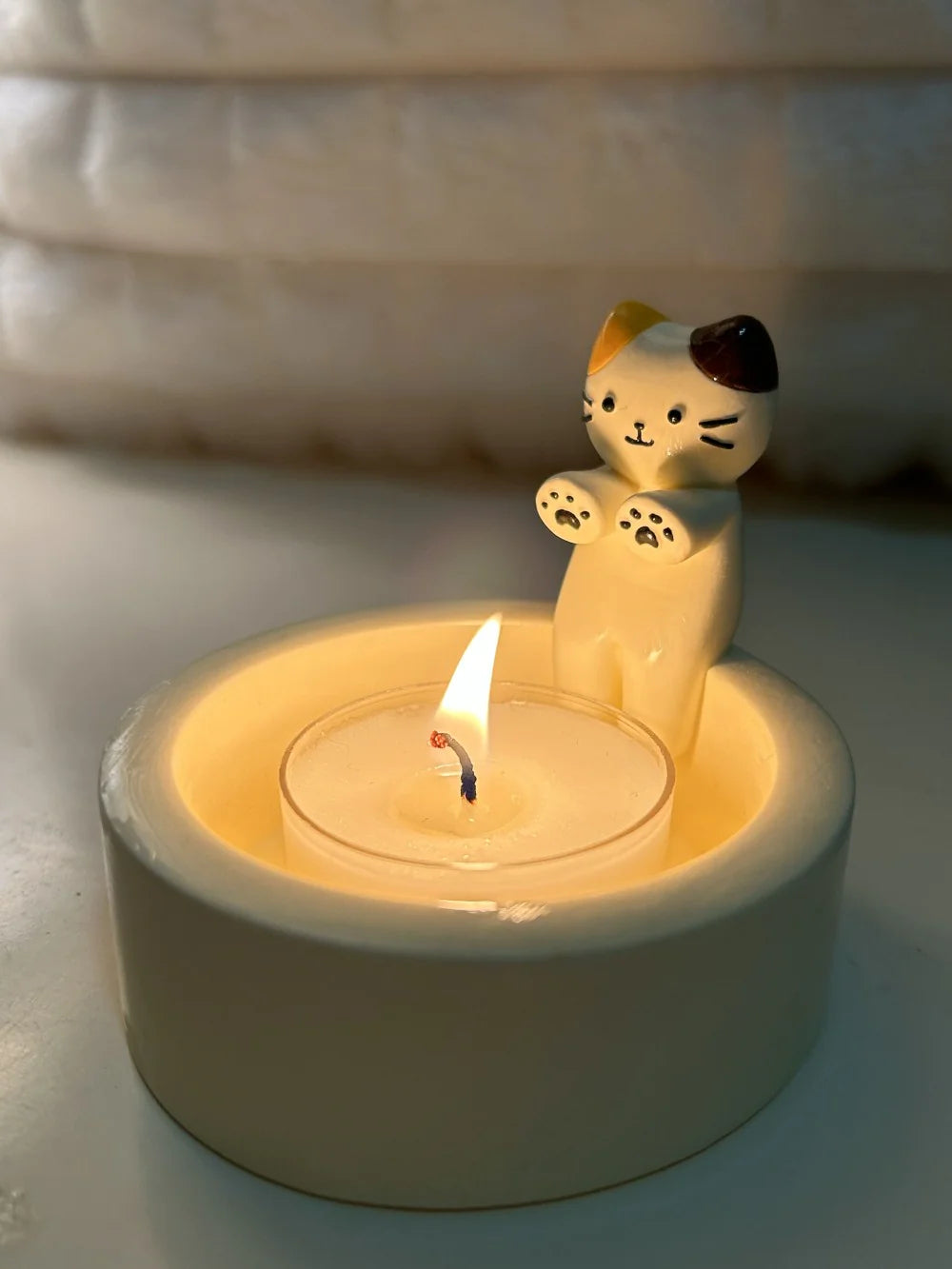 Nestifyx™ PurrGlow Holder – Cute Cat Candle Holder