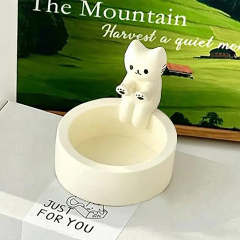 Nestifyx™ PurrGlow Holder – Cute Cat Candle Holder