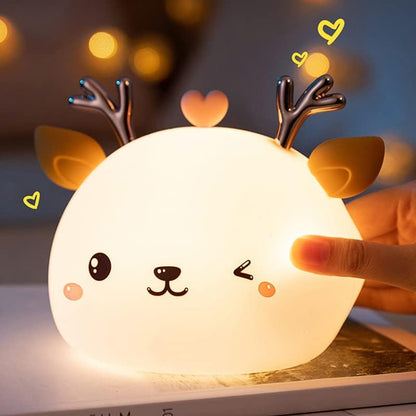 Nestifyx™ LumiDeer Lamp – Soothing Sleep Light