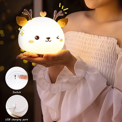 Nestifyx™ LumiDeer Lamp – Soothing Sleep Light