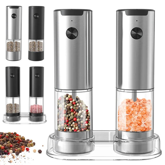 Nestifyx™ Electric Salt & Pepper Grinder – Adjustable Coarseness, Battery Powered