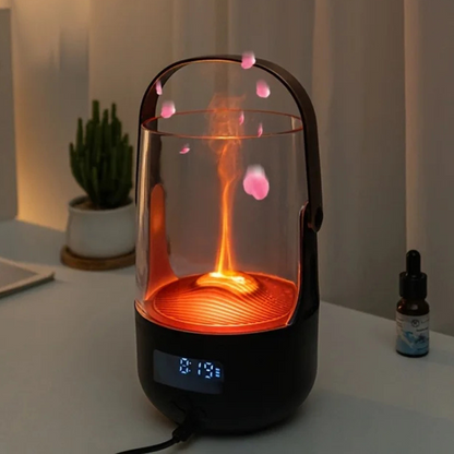 Nestifyx™ GlowMist Diffuser – Essential Oil Flame Diffuser