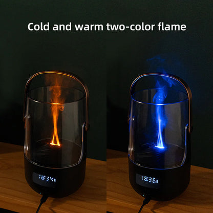 Nestifyx™ GlowMist Diffuser – Essential Oil Flame Diffuser