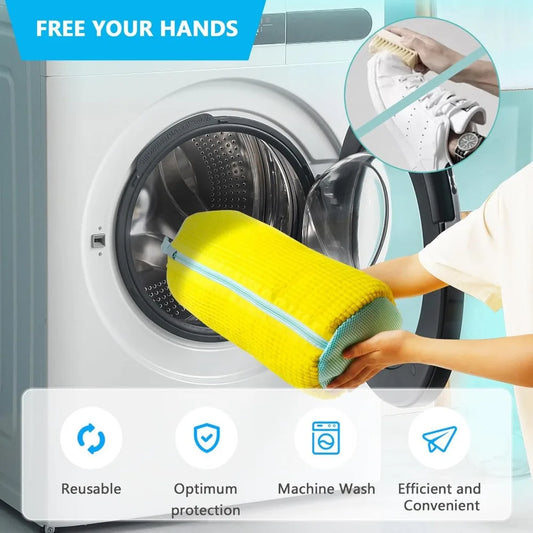 Nestifyx™ ShoeGuard Pro – Machine Washable Shoe Cleaning Bag